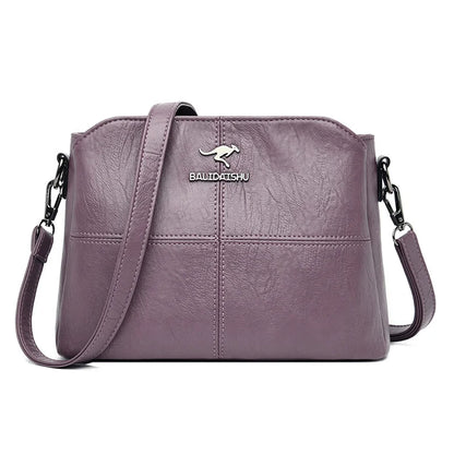 2024 NEW Luxury Messenger Bags For Women Handbag Designer Female Soft Leather Crossbody Shoulder Bag Ladies Hand Bag Sac A Main