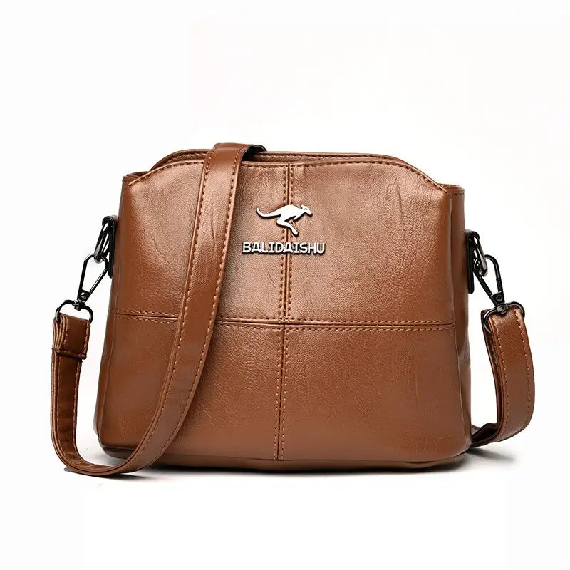 2024 NEW Luxury Messenger Bags For Women Handbag Designer Female Soft Leather Crossbody Shoulder Bag Ladies Hand Bag Sac A Main