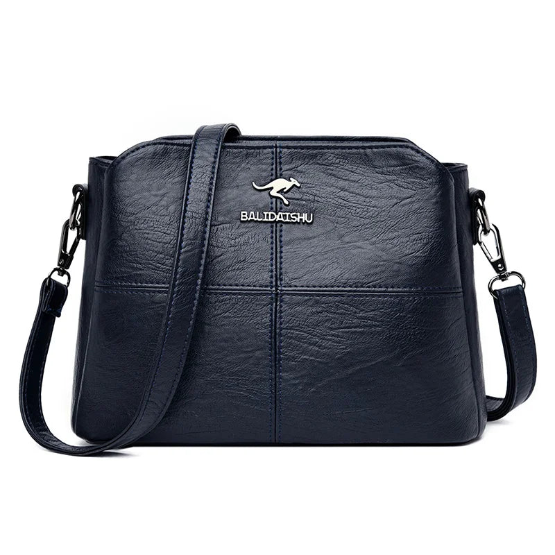 2024 NEW Luxury Messenger Bags For Women Handbag Designer Female Soft Leather Crossbody Shoulder Bag Ladies Hand Bag Sac A Main