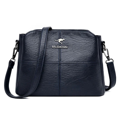 2024 NEW Luxury Messenger Bags For Women Handbag Designer Female Soft Leather Crossbody Shoulder Bag Ladies Hand Bag Sac A Main