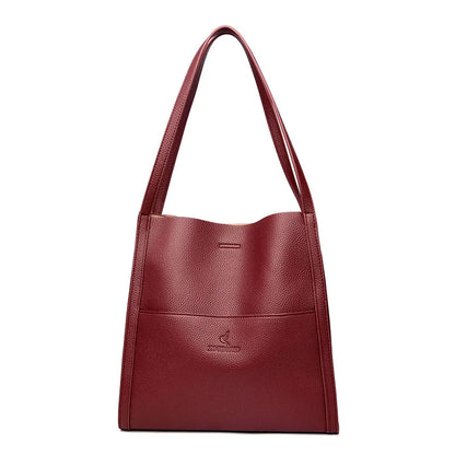 2024 NEW Luxury Women Designer Shoulder Sac Ladies Large Capacity Real Leather Handbags Shopper Brand Casual Totes Bags Bolsos