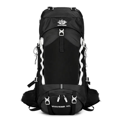 2024 New 60L Outdoor Backpack Camping Climbing Bag Waterproof Mountaineering Hiking Backpacks Molle Sport Bag Climbing Rucksack