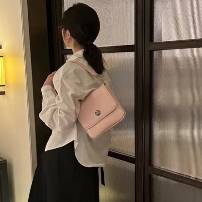 2024 New Advanced Retro Oil Wax Skin Single Shoulder Crossbody Bag Tote Bag