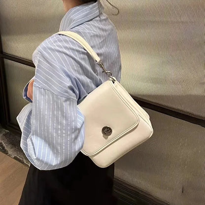 2024 New Advanced Retro Oil Wax Skin Single Shoulder Crossbody Bag Tote Bag