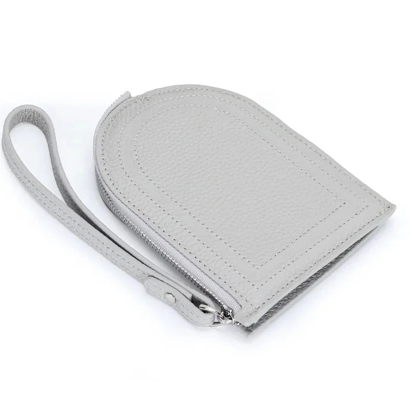 2024 New Arrival Women's Coin Purse, Made of Genuine Leather, Ultra-thin One-piece Wallet with Multiple Card Slots and Handheld