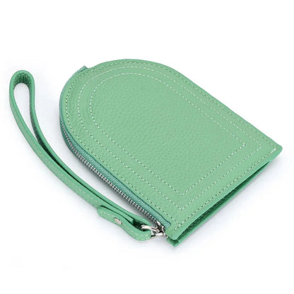 2024 New Arrival Women's Coin Purse, Made of Genuine Leather, Ultra-thin One-piece Wallet with Multiple Card Slots and Handheld
