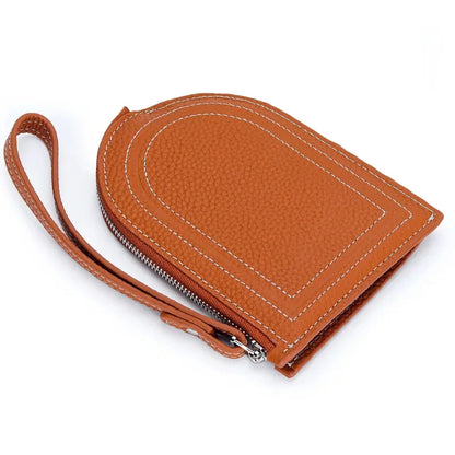 2024 New Arrival Women's Coin Purse, Made of Genuine Leather, Ultra-thin One-piece Wallet with Multiple Card Slots and Handheld