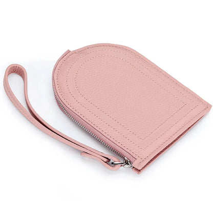 2024 New Arrival Women's Coin Purse, Made of Genuine Leather, Ultra-thin One-piece Wallet with Multiple Card Slots and Handheld