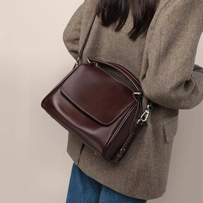 2024 New Autumn and Winter Tote Bag Women's Bag Crossbody Bag Large Capacity Genuine Leather Hand Shoulder Bags Designer Luxury