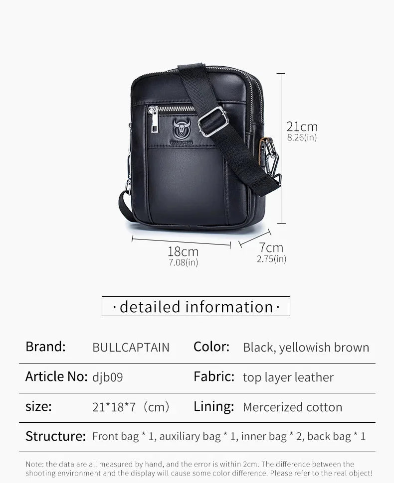 2024 New Brand Genuine Leather Man Shoulder Bags fashion vertical flap cow Male Men's Handbag Casual Tote handbags