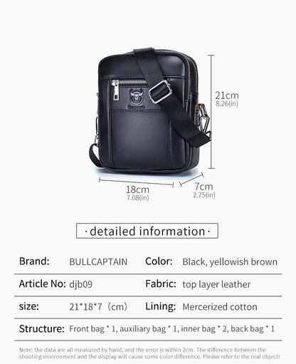 2024 New Brand Genuine Leather Man Shoulder Bags fashion vertical flap cow Male Men's Handbag Casual Tote handbags