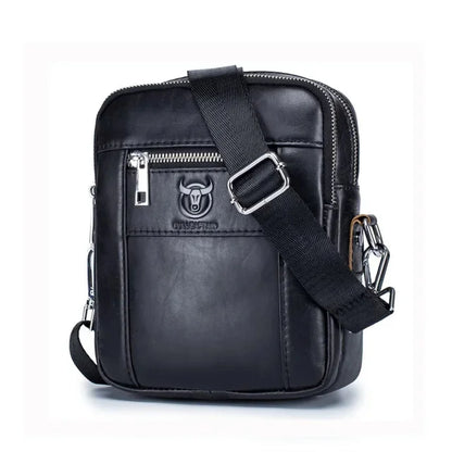 2024 New Brand Genuine Leather Man Shoulder Bags fashion vertical flap cow Male Men's Handbag Casual Tote handbags