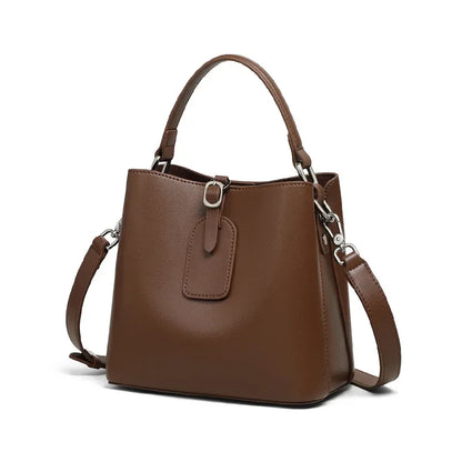 2024 New Bucket Bag Crossbody Women's Bag Large Capacity Genuine Leather Shoulder Bag Designer Bags Luxury