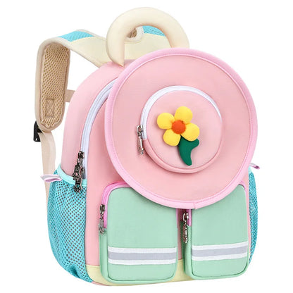 2024 New Cartoon Anti-lost Backpack Kindergarten School Book Bag Toddlers Travel Daypack With Coin Pocket for Girls and Boys