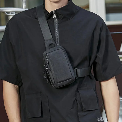 2024 New Casual Handbag Travel Phone s Mens Shoulder Oxford Luxury Fashion Men Chest Man Sling Crossbody Bag for Male