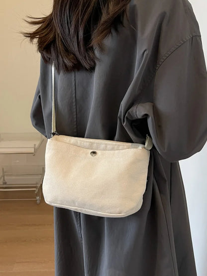 2024 New Casual Underarm One Shoulder Crossbody Bag All-match Versatile Zipper Handbags Large Capacity Purses Bolsas Mujer