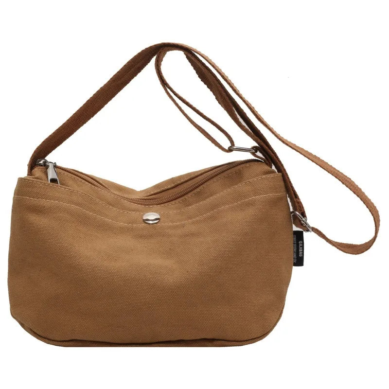 2024 New Casual Underarm One Shoulder Crossbody Bag All-match Versatile Zipper Handbags Large Capacity Purses Bolsas Mujer