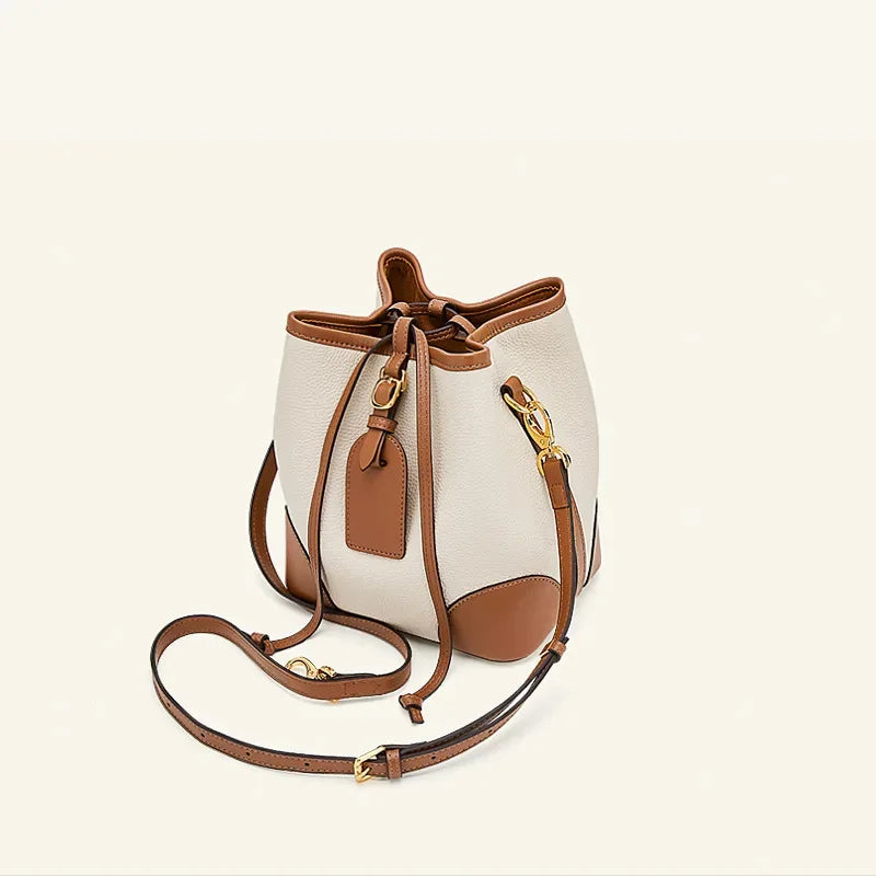 2024 New Casual Women Bucket High Quality Fashion Simple Handbag Large Capacity Messenger Bag