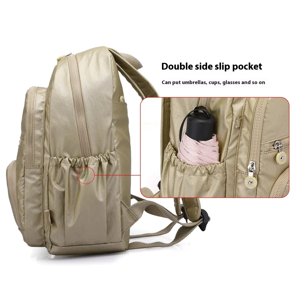 2024 New Children's Travel School Bag Girl Nylon Waterproof Laptop Bagpack Mochila Femenina Small Backpacks for Women