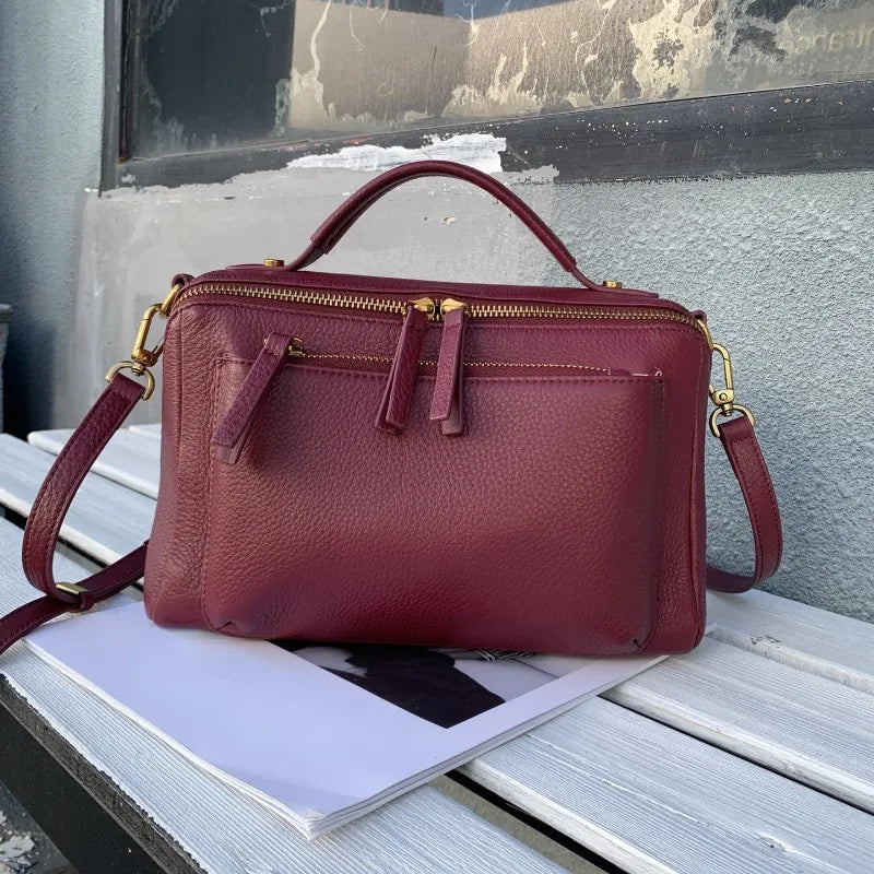 2024 New Classic Lady Crossbody Bags Large Capacity Top Handle Bag Soft Casual Female Handbags All-match Commuter Bolsas Mujer