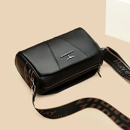 2024 New Cow Leather Handbag Female Cowhide Messenger Tote Sac High Quality Genuine Leather Women Crossbody Shoulder Bags
