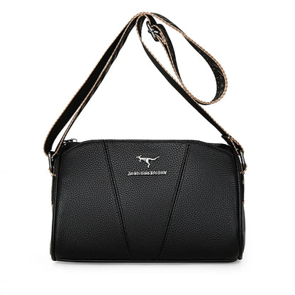 2024 New Cow Leather Handbag Female Cowhide Messenger Tote Sac High Quality Genuine Leather Women Crossbody Shoulder Bags