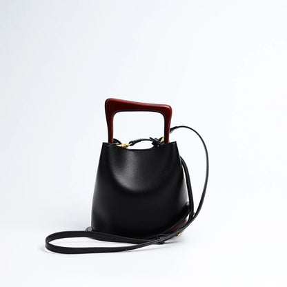 2024 New Cowhide Leather Bag For Women High Quality Commuter Handbags Fashion All-match Elegant Large Capacity Bolsos Mujer