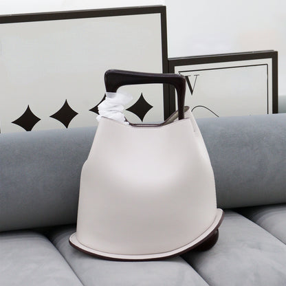 2024 New Cowhide Leather Bag For Women High Quality Commuter Handbags Fashion All-match Elegant Large Capacity Bolsos Mujer