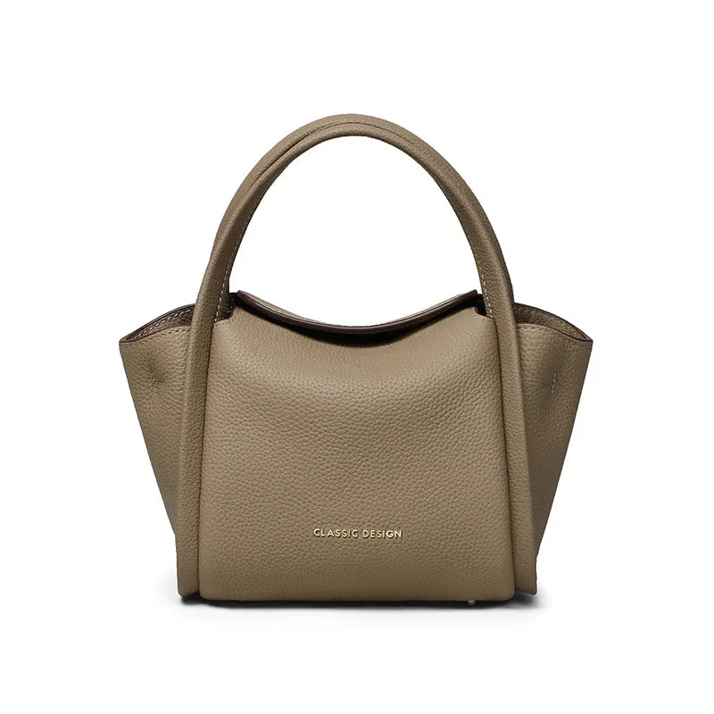 2024 New Crossbody Bag Women’s Bag Genuine Leather Bucket Bag Light Luxury Handbag Designer Bags  Bags Luxury Handbags