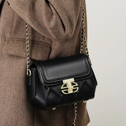 2024 New Crossbody Bags Women’s Bag Genuine Leather Chain Bag Shoulder Bag Purses and Handbags  Luxury Designer Handbag