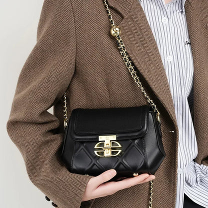 2024 New Crossbody Bags Women’s Bag Genuine Leather Chain Bag Shoulder Bag Purses and Handbags  Luxury Designer Handbag
