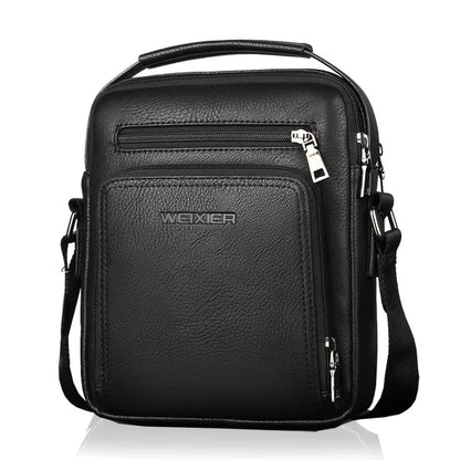 2024 New Crossbody Shoulder s Vintage Men Handbags Large Capacity PU Leather For Man Messenger s Tote Bag