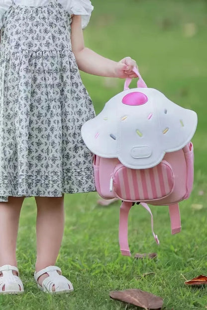 2024 New Design Mini Cute Mushroom Small Backpack Kindergarten Popular Children's Small Book Bag Trend For Daughter
