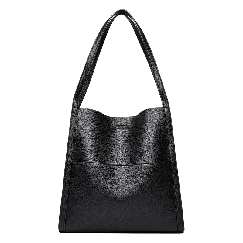 2024 New Designer Ladies Shoulder Bags Luxury Soft Leather Handbags For Women  Large Capacity Shopper Casual Tote Bag Bolsas SAC