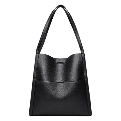 2024 New Designer Ladies Shoulder Bags Luxury Soft Leather Handbags For Women  Large Capacity Shopper Casual Tote Bag Bolsas SAC