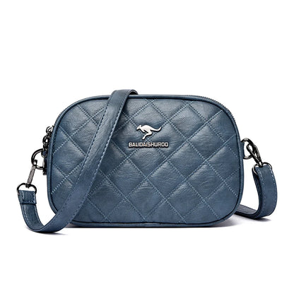 2024 New Designer Multi-pocket Women Tote Bag High Quality Soft Leather Female Shoulder Messenger Bags Luxury Ladies Handbag Sac