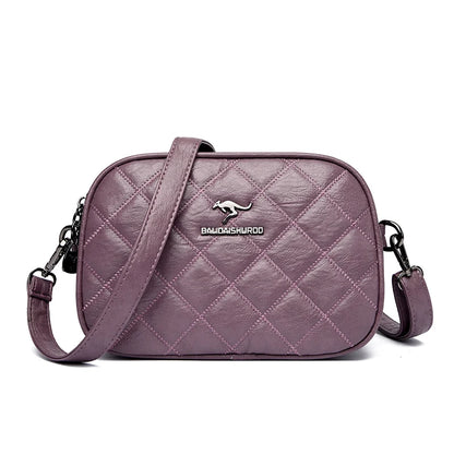2024 New Designer Multi-pocket Women Tote Bag High Quality Soft Leather Female Shoulder Messenger Bags Luxury Ladies Handbag Sac
