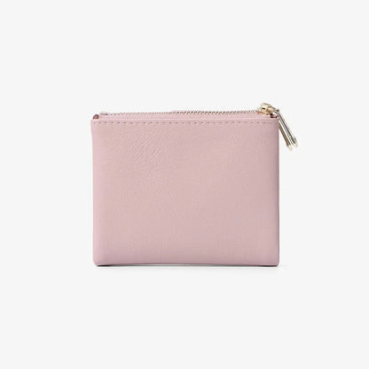 2024 New Double Zipper Pocket Ladies Wallet Pu Leather Large-Capacity Coin Purse, Female Card Hand Bag