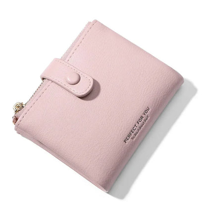 2024 New Double Zipper Pocket Ladies Wallet Pu Leather Large-Capacity Coin Purse, Female Card Hand Bag