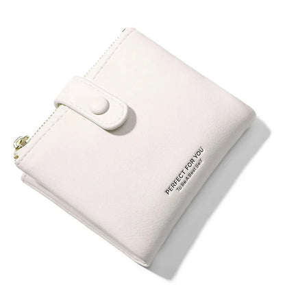 2024 New Double Zipper Pocket Ladies Wallet Pu Leather Large-Capacity Coin Purse, Female Card Hand Bag