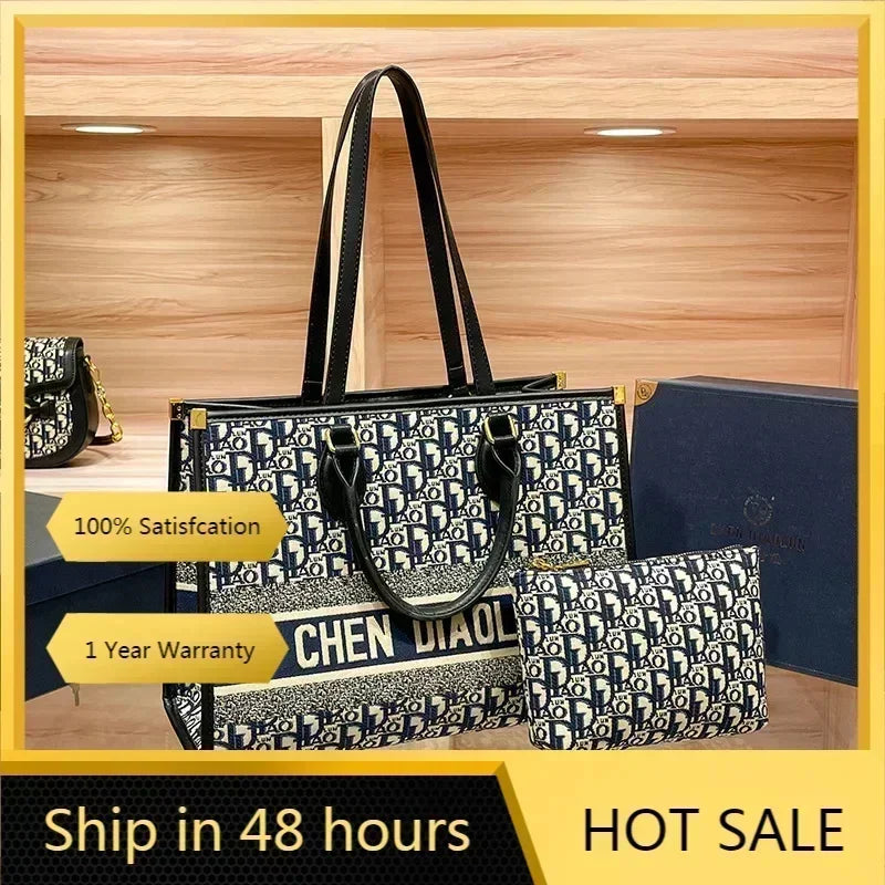2024 New Embroidery Large Capacity Casual Totes High Quality Shoulder Messenger Bags Luxury Fashion Gg Women Purse And Handbags