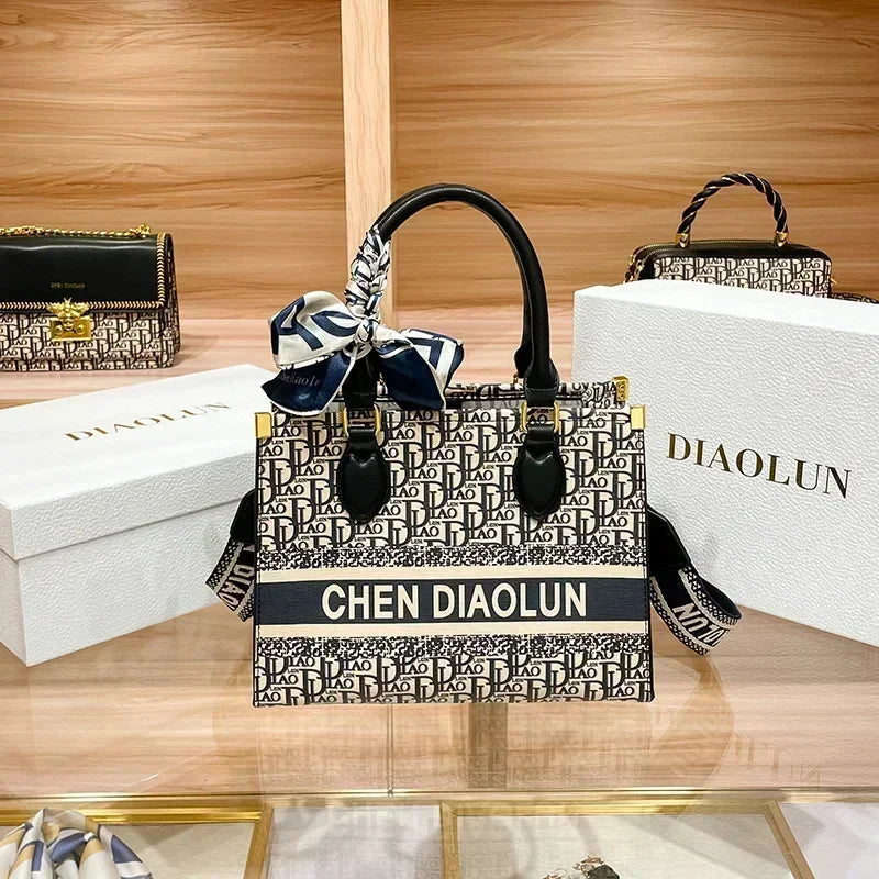 2024 New Embroidery Large Capacity Casual Totes High Quality Shoulder Messenger Bags Luxury Fashion Gg Women Purse And Handbags