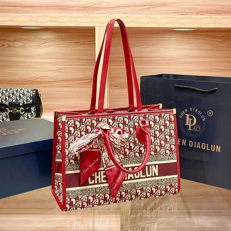 2024 New Embroidery Large Capacity Casual Totes High Quality Shoulder Messenger Bags Luxury Fashion Gg Women Purse And Handbags