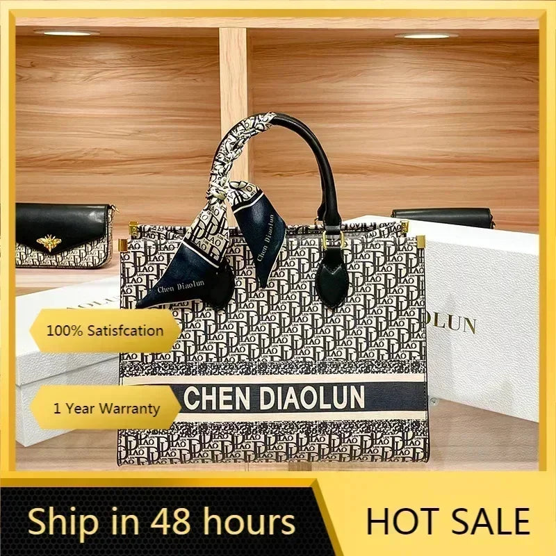 2024 New Embroidery Large Capacity Casual Totes Luxury Fashion Shoulder Bags Famous Designer Women Purse And Handbags Sac A Main