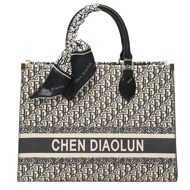 2024 New Embroidery Large Capacity Casual Totes Luxury Fashion Shoulder Bags Famous Designer Women Purse And Handbags Sac A Main