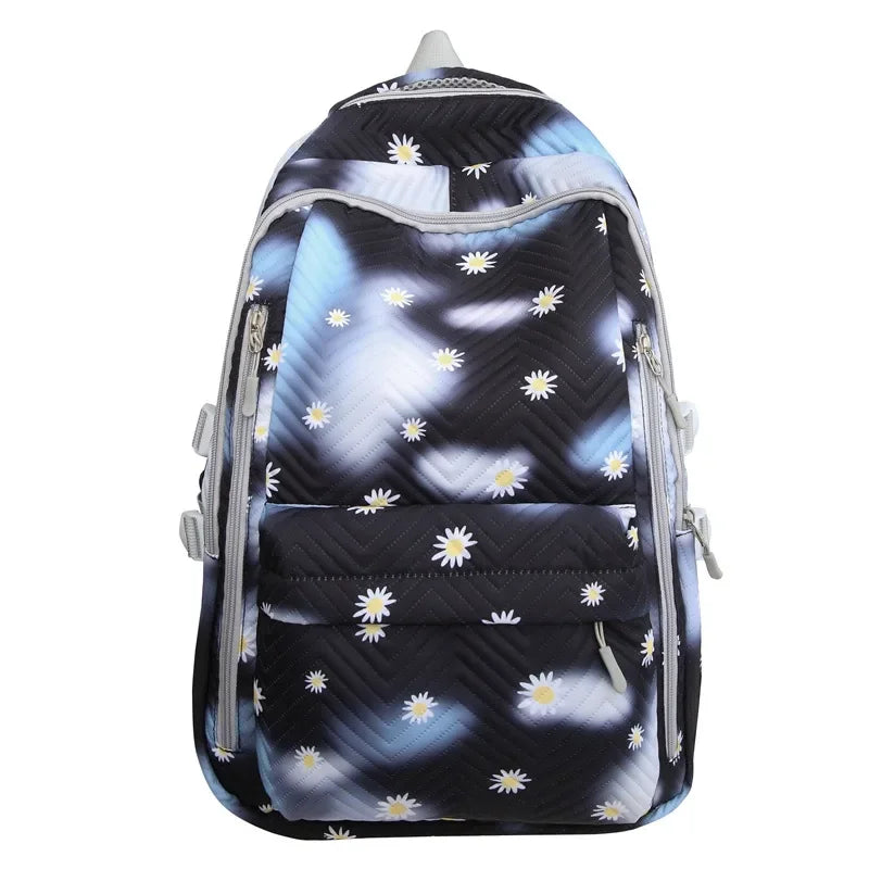2024 New Fashion  Backpack Large Capacity Middle and High School BooBags for Teenage Students Outdoor Climbing Bag