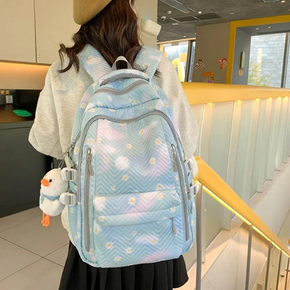 2024 New Fashion  Backpack Large Capacity Middle and High School BooBags for Teenage Students Outdoor Climbing Bag