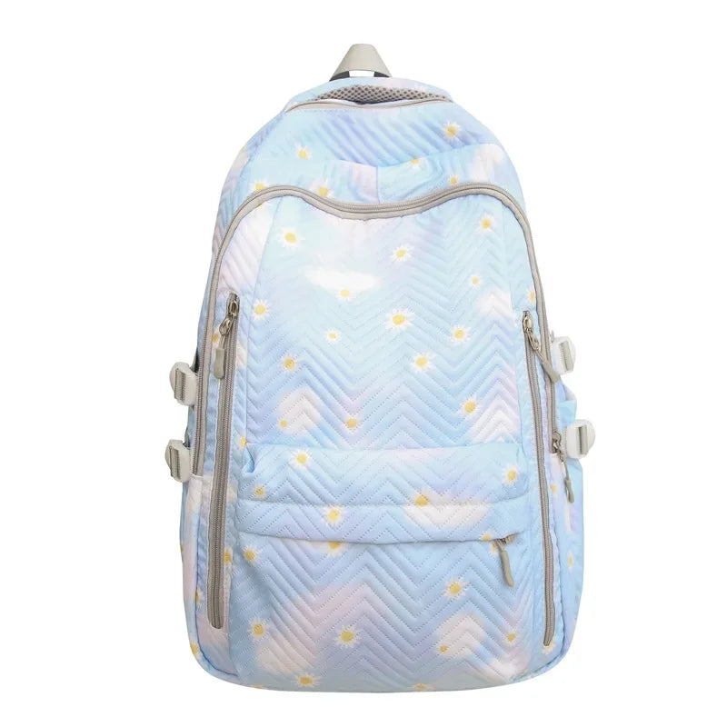 2024 New Fashion  Backpack Large Capacity Middle and High School BooBags for Teenage Students Outdoor Climbing Bag