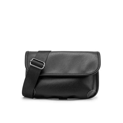 2024 New Fashion Chest Small Square PU Leather Black Shoulder s Luxury Brand Mobile Phone Messenger Bag hand