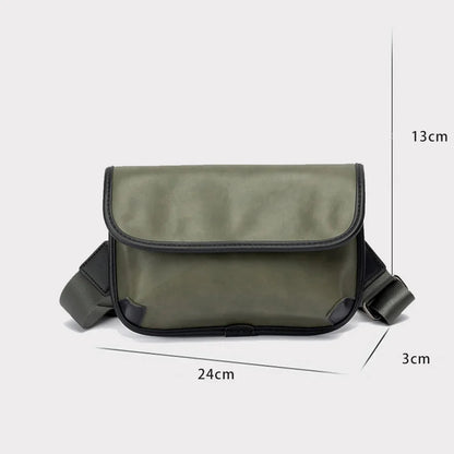 2024 New Fashion Chest Small Square PU Leather Black Shoulder s Luxury Brand Mobile Phone Messenger Bag hand